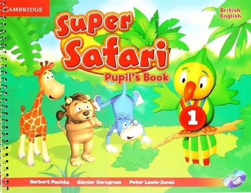 تصویر  (Super Safari 1 (Pupils+Activity Book+CD+DVD