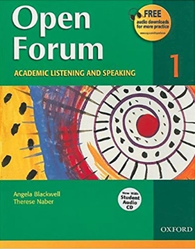 تصویر  Open Forum 1 Student Book with Test Booklet & CD