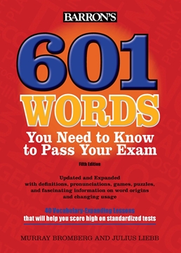 601Words You Need to Know to Pass Your Exam 5th