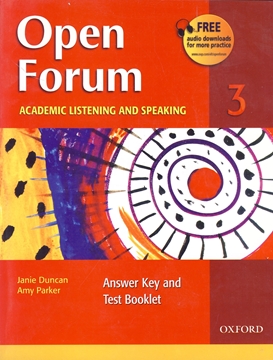 تصویر  Open Forum 3 Academic Listening and Speaking