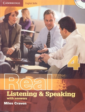 تصویر  Real listening and speaking 4+CD