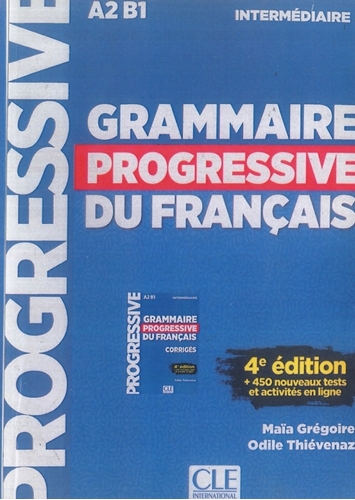 تصویر  Grammaire Progressive du Francais Intermediaire-4th+CD