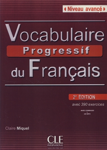 تصویر  Vocabulaire Progressif du Francais Niveau Avance+CD