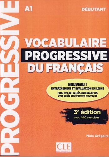 تصویر  Vocabulaire Progressive du Francais Debutant-3rd+CD