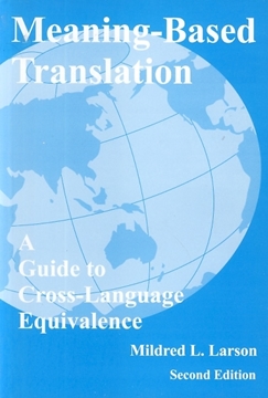 تصویر  Meaning-based Translation 2nd Edition