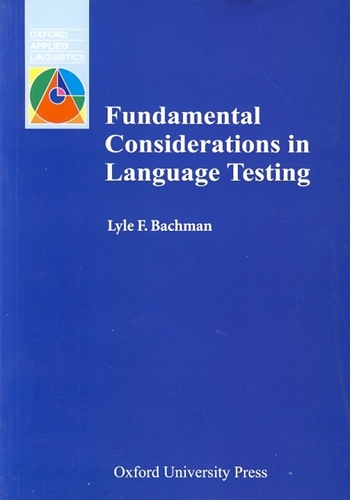 تصویر  Fundamental Considerations in Language Testing