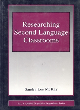 تصویر  Researching Second Language Classrooms