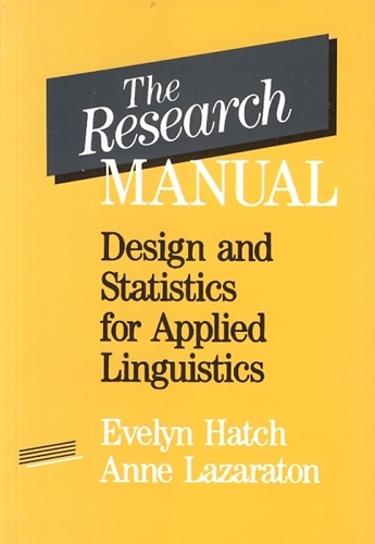 تصویر  The Research Manual: Design And Statistics For Applied Linguistics