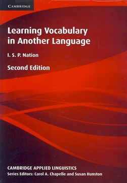 تصویر  Learning Vocabulary in Another Language -2Edition