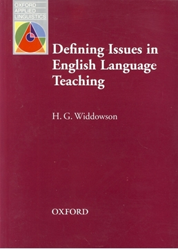 تصویر  Defining Issues in English Language Teaching