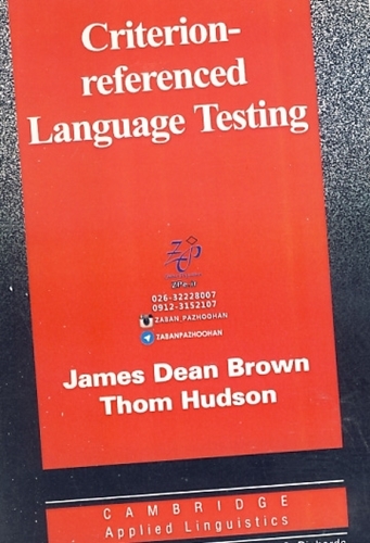 تصویر  Criterion-Referenced Language Testing