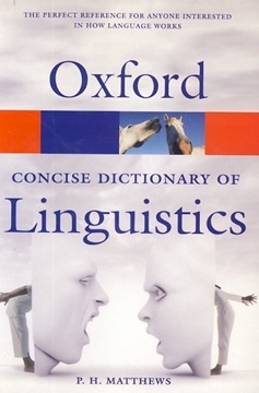 تصویر  The Concise Oxford Dictionary of Linguistics