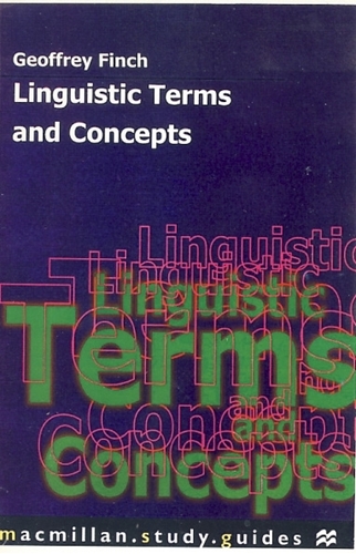 تصویر  Linguistic Terms and Concepts