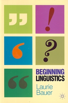 تصویر  Beginning Linguistics