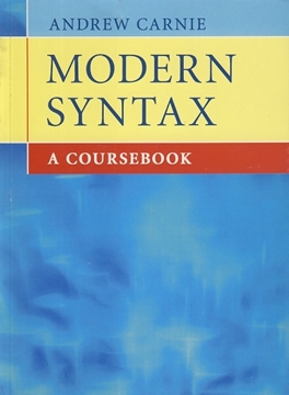 تصویر  Modern Syntax A Coursebook