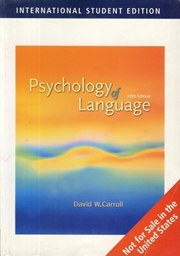 تصویر  Psychology of Language 5th Edition