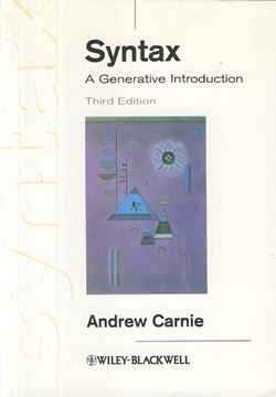 تصویر  Syntax: A Generative Introduction 3rd Edition